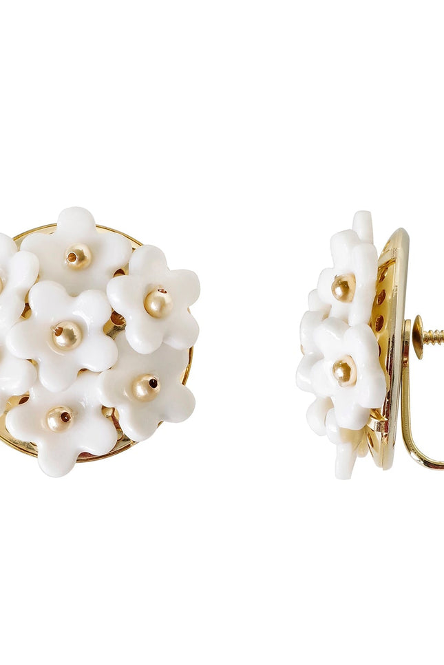 Poporcelain | Daisy Cluster Clip Studs
