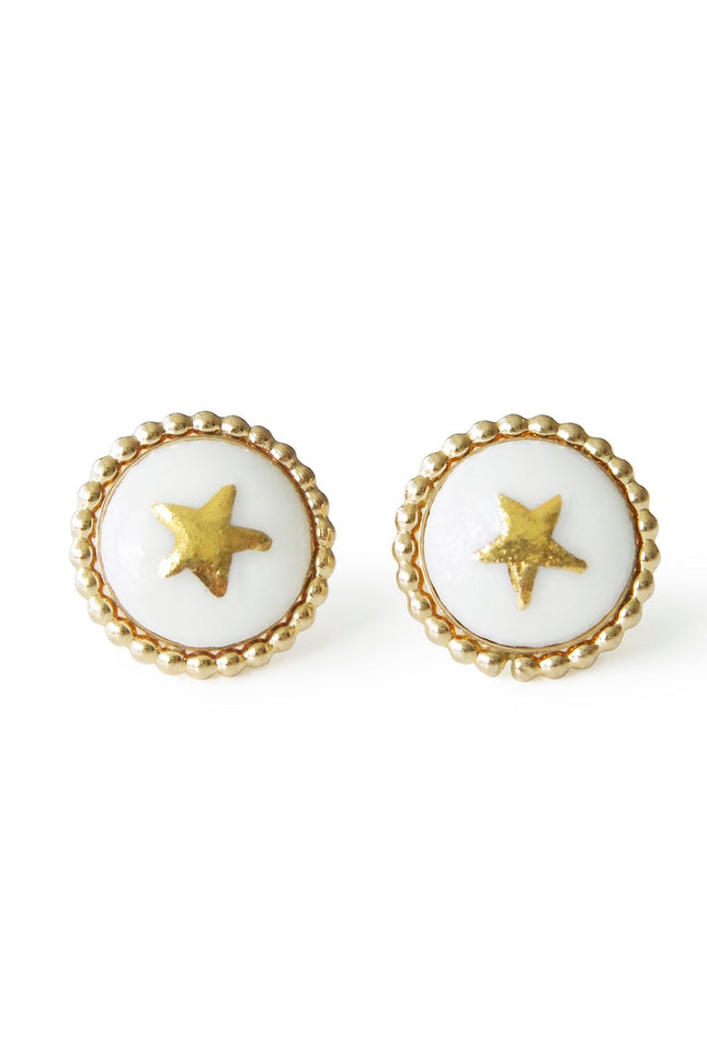 Poporcelain | Lustre Star Studs
