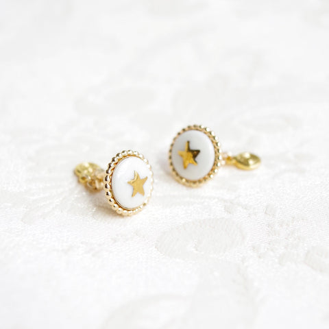 Poporcelain | Lustre Star Studs