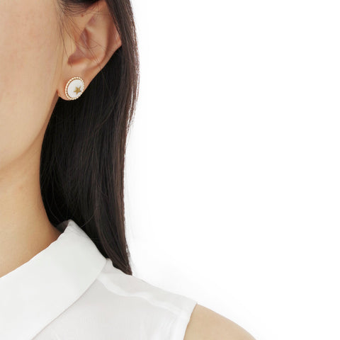 Poporcelain | Lustre Star Studs