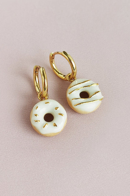 Poporcelain | Mini kolczyki w kształcie pączków Porcelana