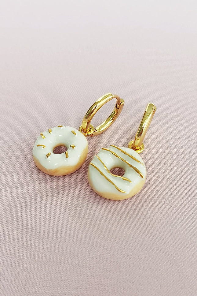 Poporcelain | Mini Porcelain Doughnut Earrings