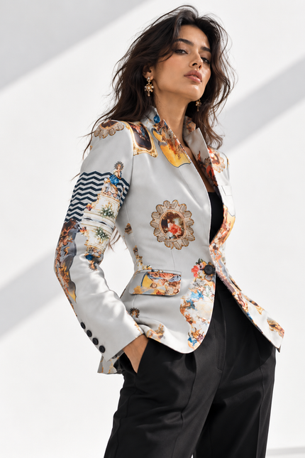 Custom-Made Tailored Blazer - Special Print