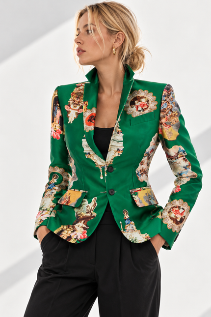 Custom-Made Tailored Blazer - Special Print