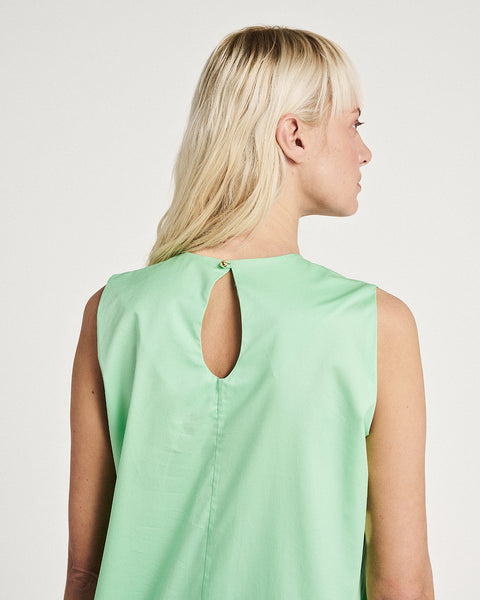 Elizabeth LaGre | Pistachio Mini Dress With Pockets