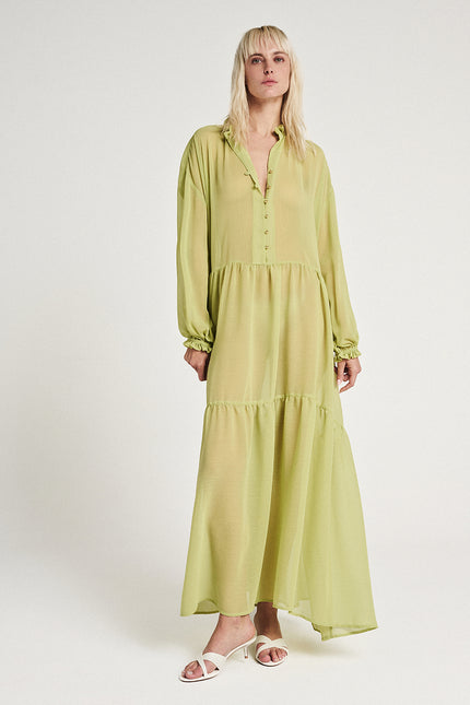 Elizabeth LaGre | Pear Oversize Maxi Dress