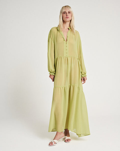 Elizabeth LaGre | Pear Oversize Maxi Dress