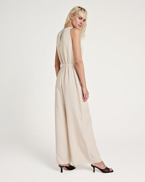Elizabeth LaGre | Pinstripe  Jumpsuit