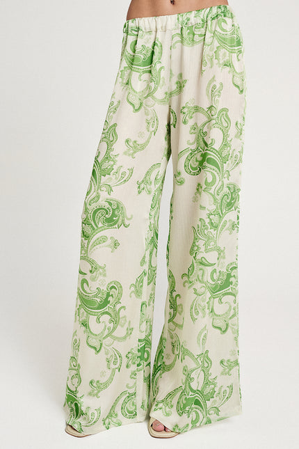 Elizabeth LaGre | Hyades Print Loose Cut Trousers