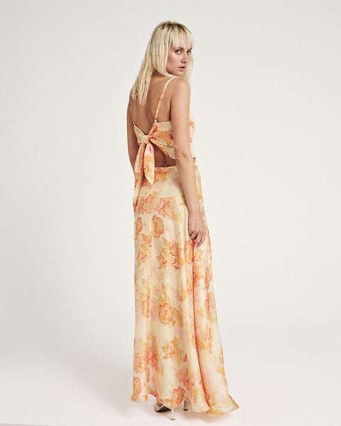 Elizabeth LaGre | Spódnica maxi z rozkloszowanym wzorem Alcyone