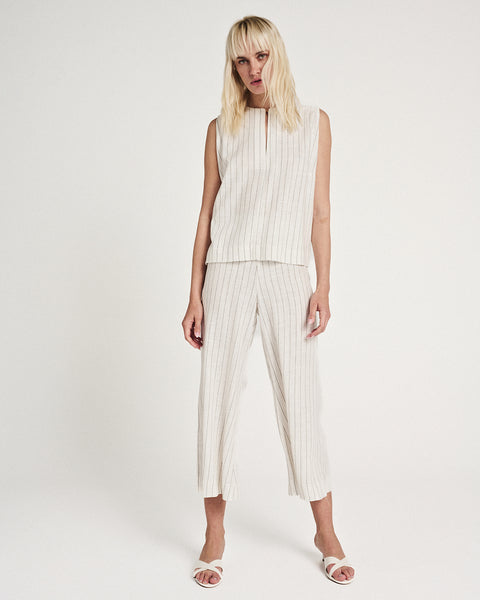 Elizabeth LaGre | Pinstripe Sleeveless Top