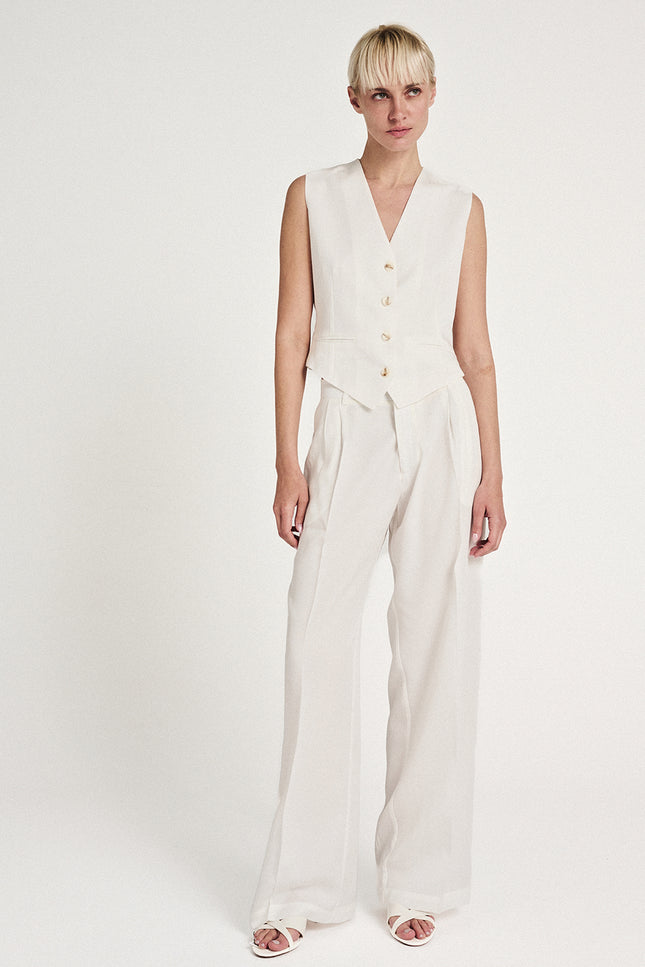 Elizabeth LaGre | Ivory Vest