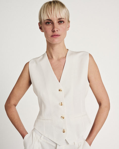 Elizabeth LaGre | Ivory Vest