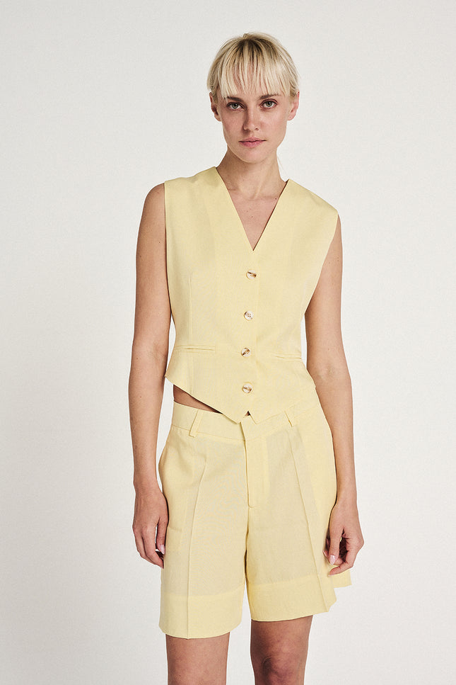 Elizabeth LaGre | Light Yellow Vest