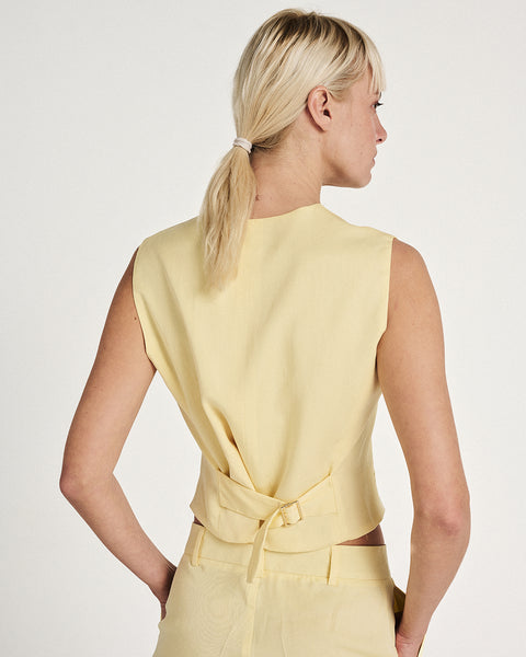 Elizabeth LaGre | Light Yellow Vest