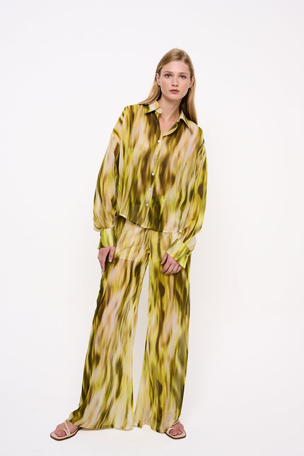 Elizabeth LaGre | Acapulco Print Loose Cut Trousers