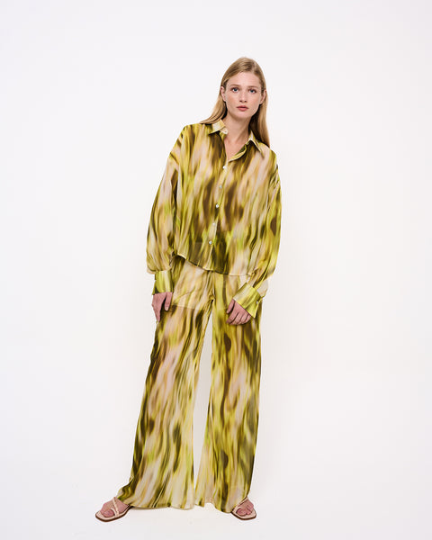 Elizabeth LaGre | Acapulco Print Loose Cut Trousers