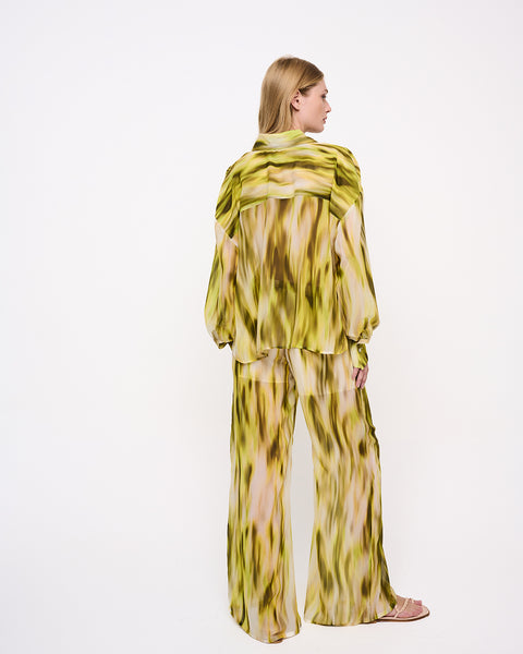 Elizabeth LaGre | Acapulco Print Loose Cut Trousers