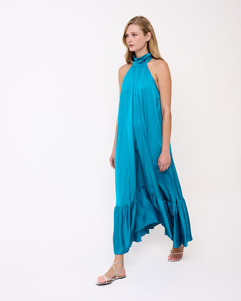 Elizabeth LaGre | Petrol Sleeveless Dress