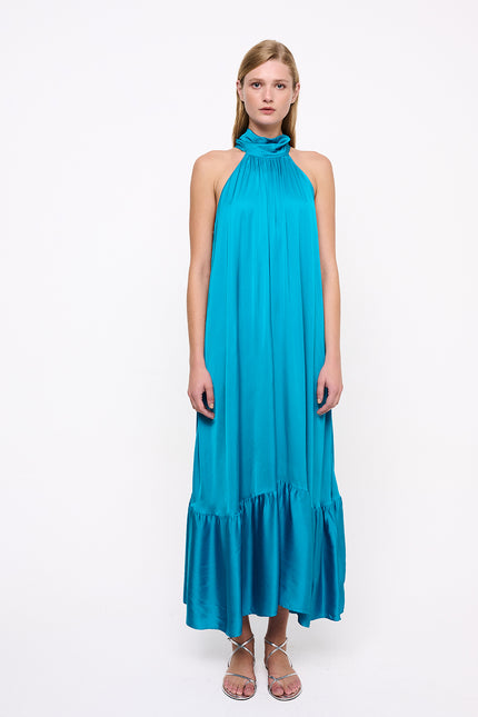 Elizabeth LaGre | Petrol Sleeveless Dress