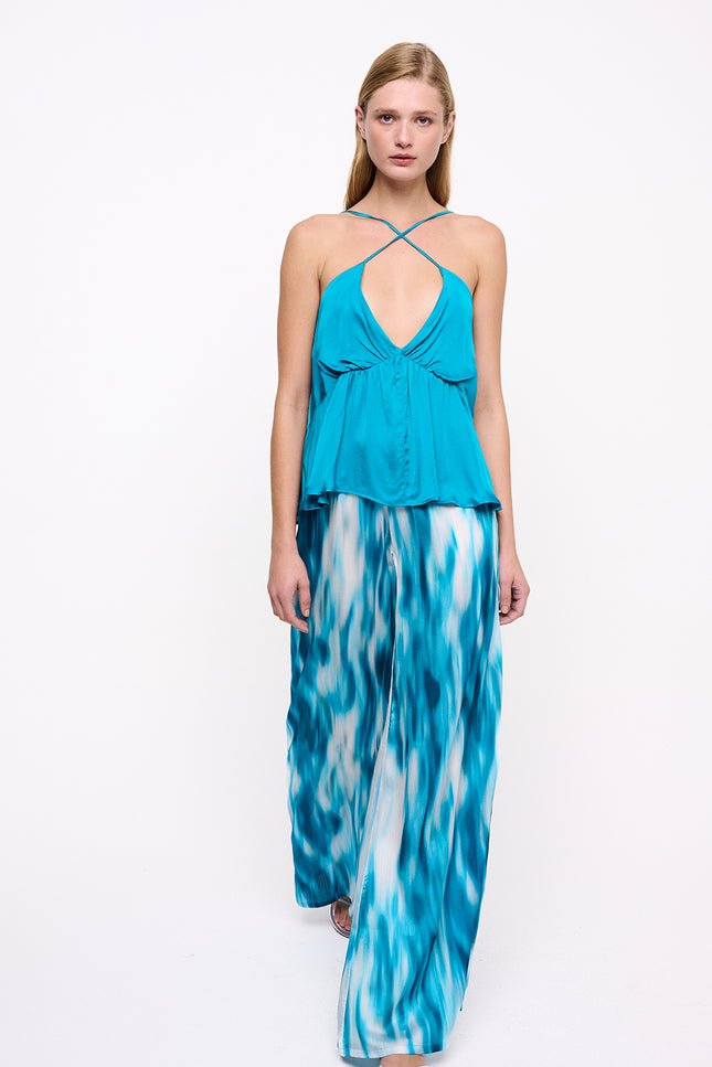 Elizabeth LaGre | Vision Print Loose Cut Trousers