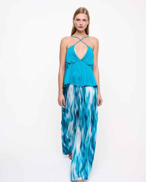 Elizabeth LaGre | Vision Print Loose Cut Trousers