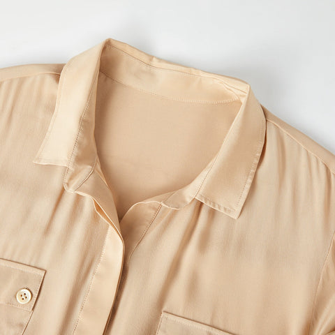 Soft Strokes Silk | Long Sleeve Elva Blouse XL-1X