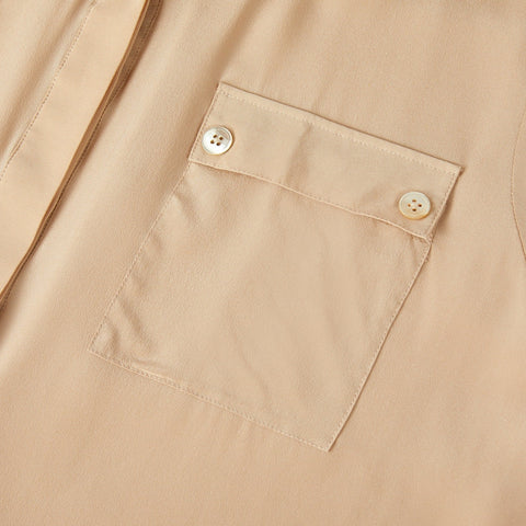 Soft Strokes Silk | Long Sleeve Elva Blouse XL-1X