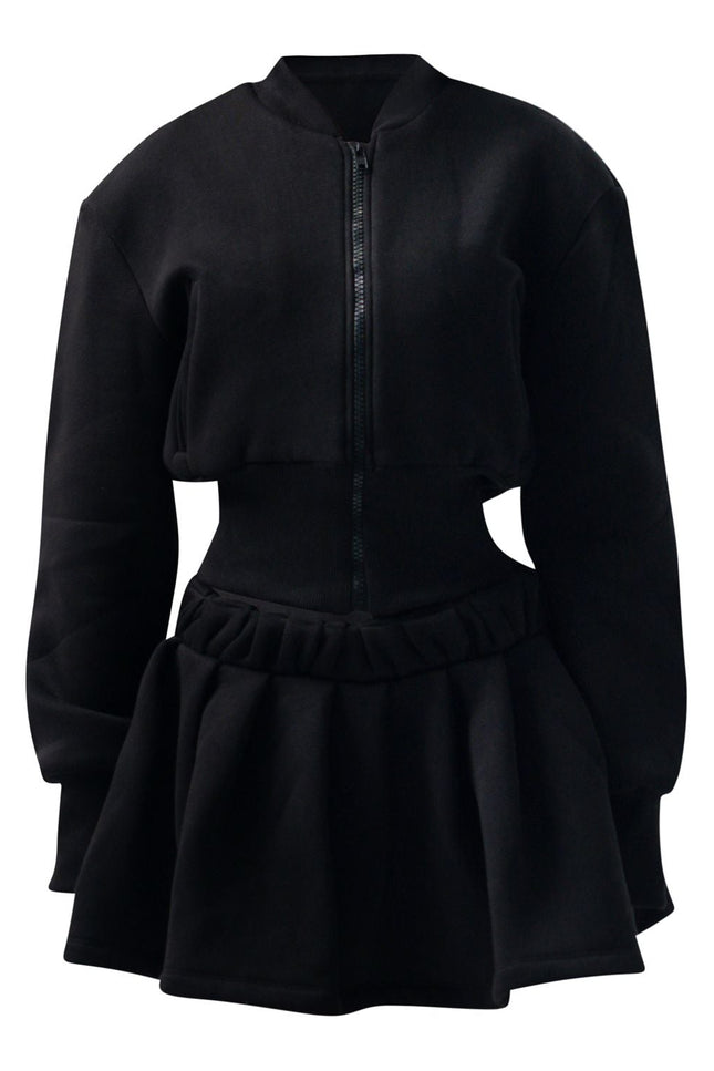 Enxhaline | Inej Skirt Set in Black