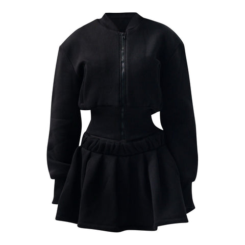 Enxhaline | Inej Skirt Set in Black