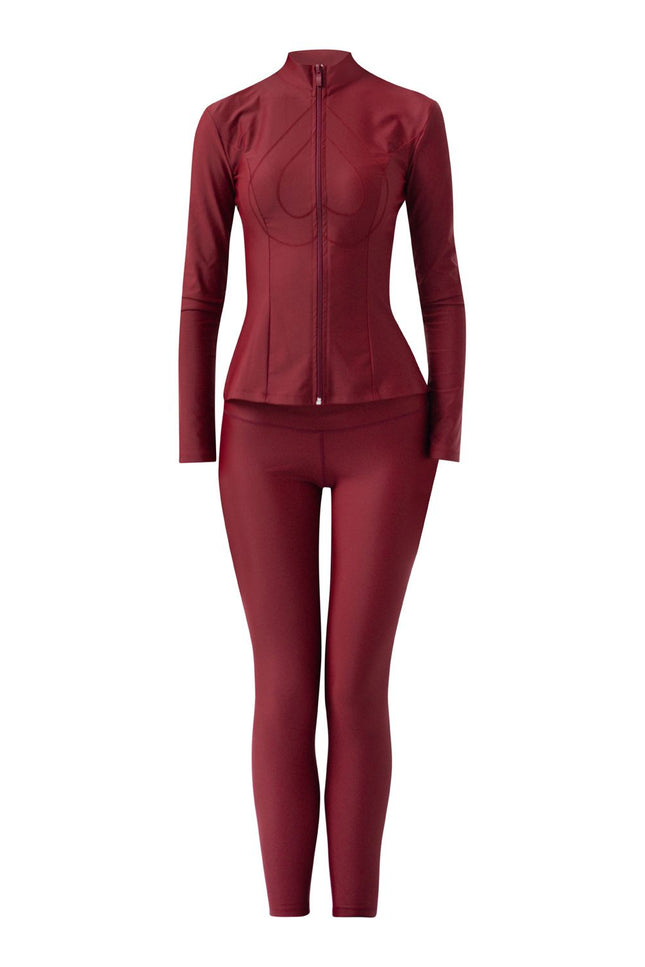 Enxhaline | Macao Set in Burgundy