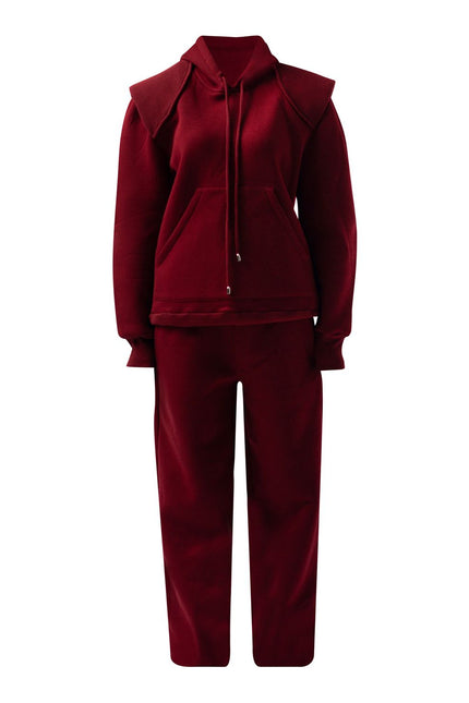 Enxhaline | Xahari Set in Burgundy