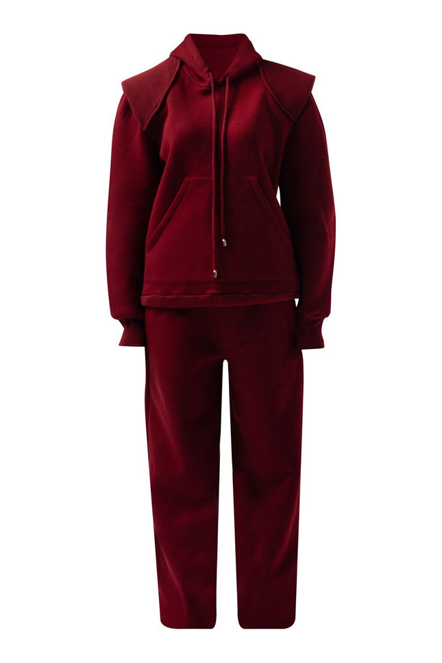 Enxhaline | Xahari Set in Burgundy