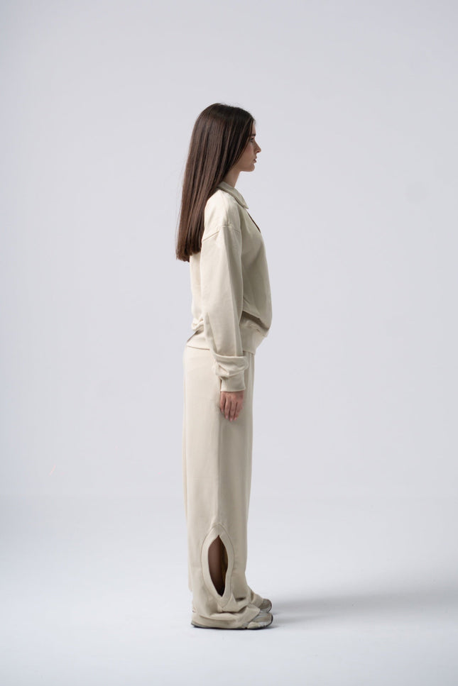 Enxhaline | Eclips Pants Set in Beige