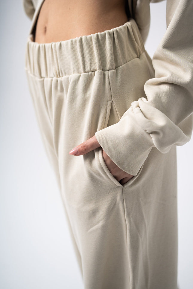 Enxhaline | Eclips Pants Set in Beige