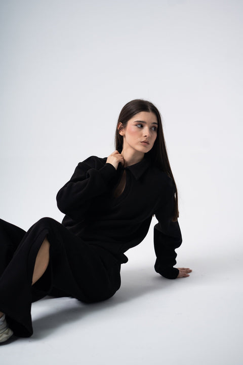 Enxhaline | Eclips Pants Set in Black