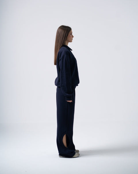 Enxhaline | Eclips Pants Set in Dark Blue