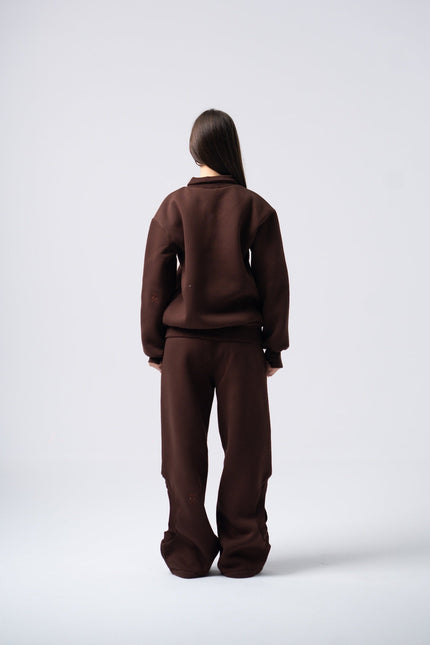 Enxhaline | Eclips Pants Set in Brown