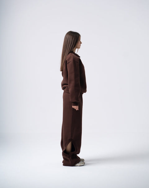 Enxhaline | Eclips Pants Set in Brown