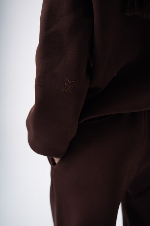 Enxhaline | Eclips Pants Set in Brown