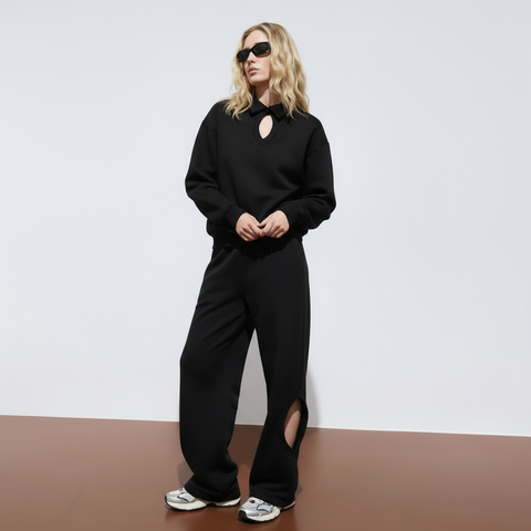 Enxhaline | Eclips Pants Set in Black