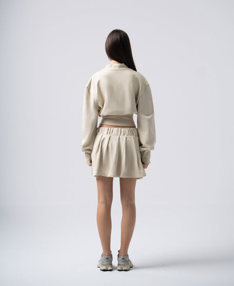 Enxhaline | Inej Skirt Set In Beige