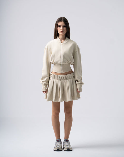 Enxhaline | Inej Skirt Set In Beige
