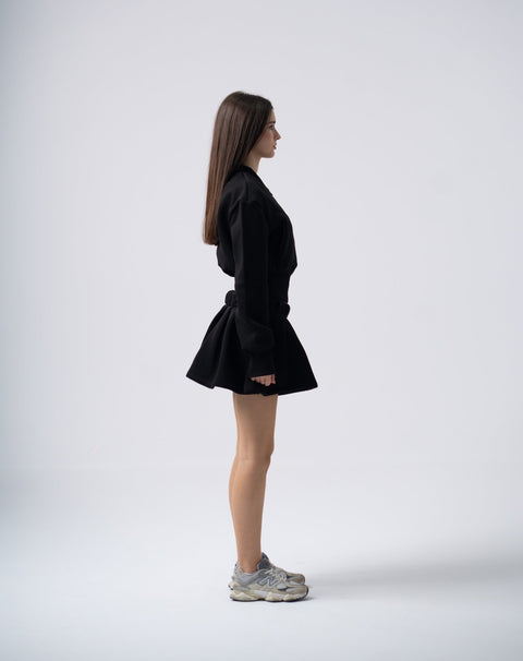 Enxhaline | Inej Skirt Set in Black