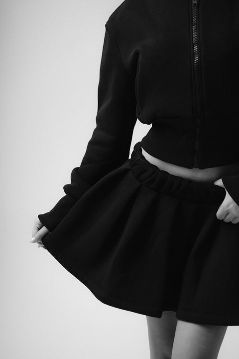 Enxhaline | Inej Skirt Set in Black