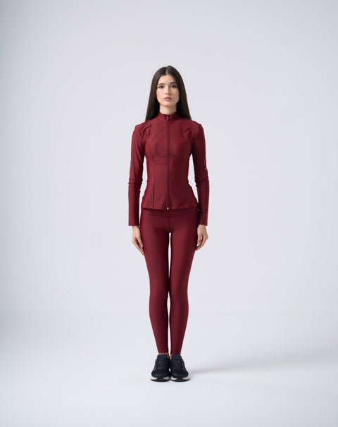 Enxhaline | Macao Set in Burgundy