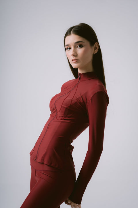 Enxhaline | Macao Set in Burgundy