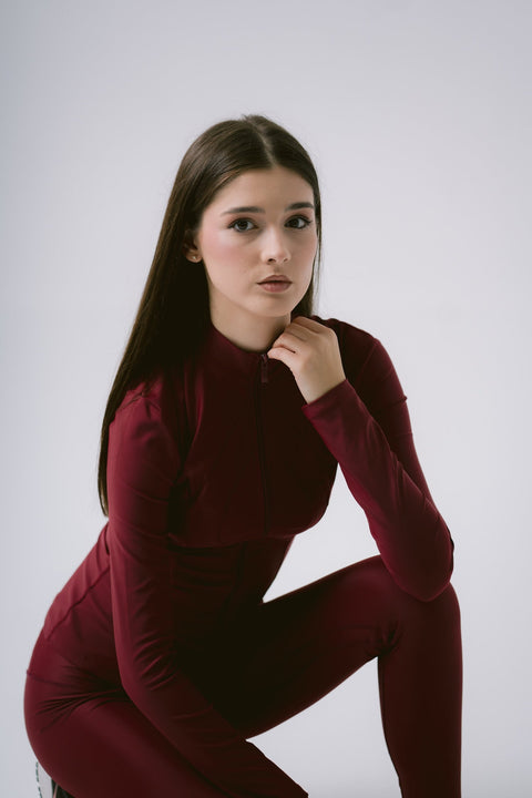 Enxhaline | Macao Set in Burgundy