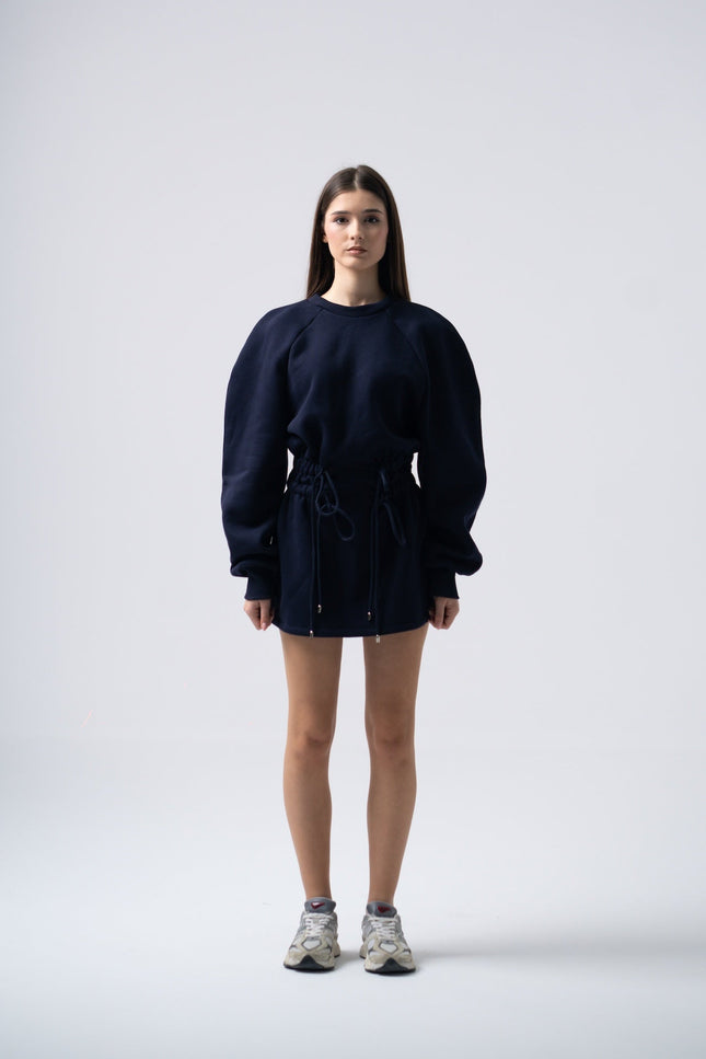 Enxhaline | Mins Dress in Dark Blue