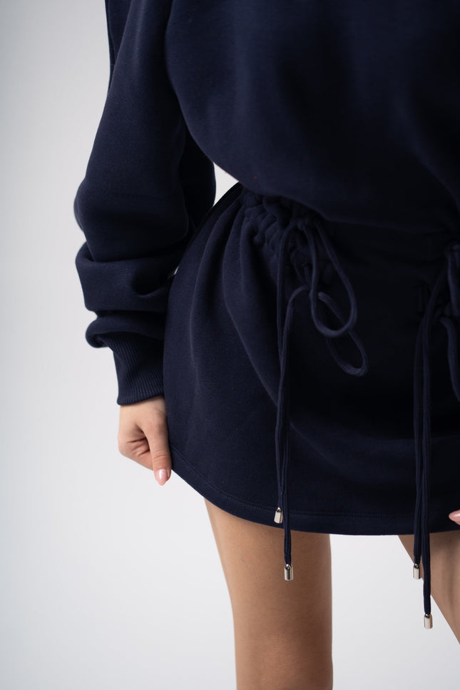Enxhaline | Mins Dress in Dark Blue